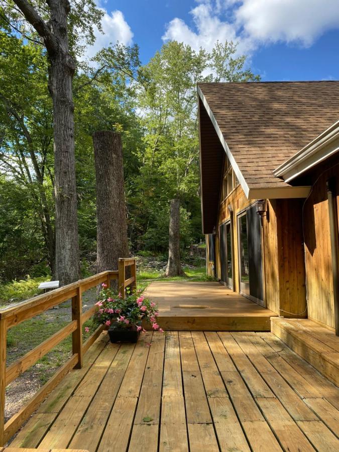 Secluded Chalet On Stream-Mins To Camelback Tannersville Exterior foto